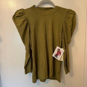 NWT Nation LTD Zeta Tee in Olive, M